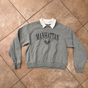 Hollister-co Women's Grey Jumper